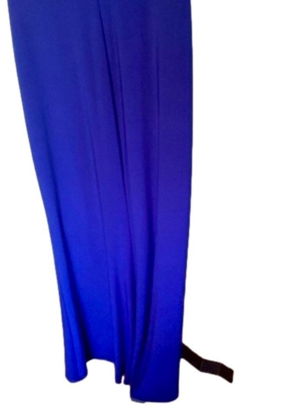 Ralph Lauren Formal Royal Blue Dress Floor Length Gown Wrap Ruffle + Flutter 8 - Picture 12 of 12